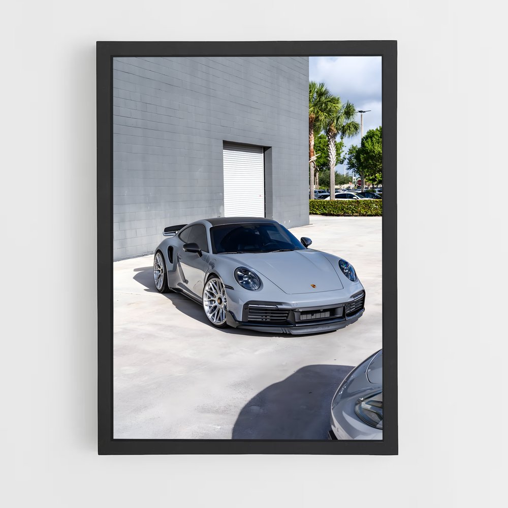 Poster Turbo Éclat – affiche Porsche (vue 2)